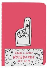 Adam J Kurtz Notebooks Set of 4