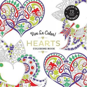 Hearts ( Coloring Book ) by Vive Le Color