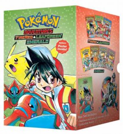 Pokemon Adventures: Fire Red & Leaf Green / Emerald Box Set 23-29 by Hidenori Kusaka