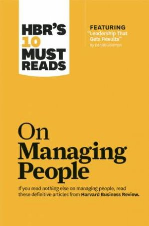 HBR's 10 Must Reads On Managing People by Various