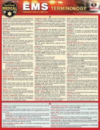 EMS Terminology by Barcharts Publishing Inc