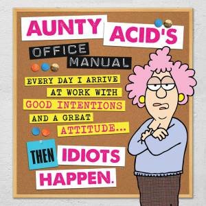 Aunty Acid's Office Manual by Ged Backland & Dave Iddon & Raychel Backland
