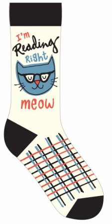 I'm Reading Right Meow Socks by Various