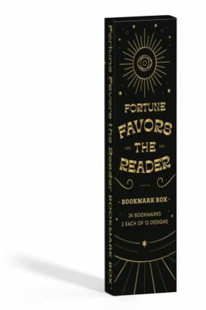 Fortune Favors the Reader Bookmark Box by Gibbs Smith Gift