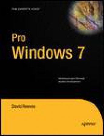 Pro Windows 7 Multitouch and Microsoft Surface Development by David Reeves
