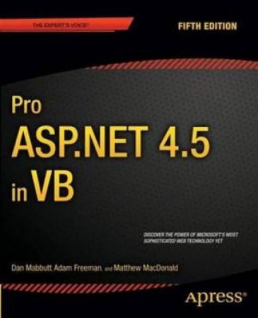Pro ASP.NET 4.5 in VB by Dan Mabbutt