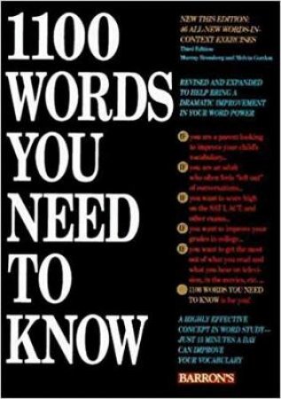 1100 Words You Need To Know by Murray Bromberg & Melvin Gordon