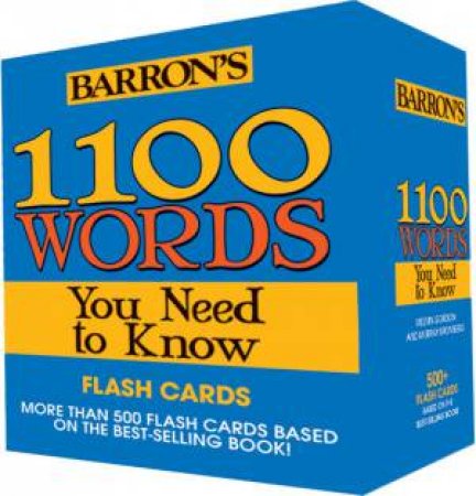 1100 Words You Need to Know Flashcards by Melvin Gordon & Murray  Bromberg
