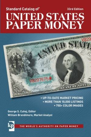 Standard Catalog of United States Paper Money by GEORGE S CUHAJ