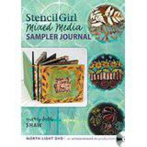 Stencil Girl - Mixed Media Sampler Journal by MARY BETH SHAW