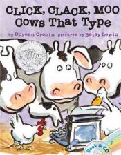 Click Clack Moo Cows That Type Book and CD