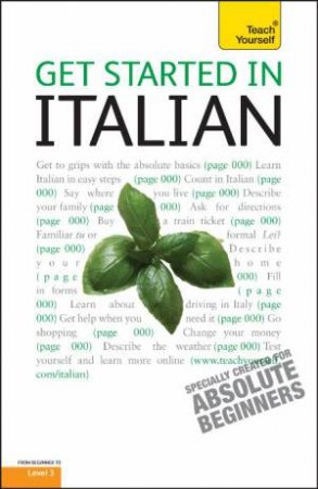 Get Started In Italian: Teach Yourself by Vittoria Bowles