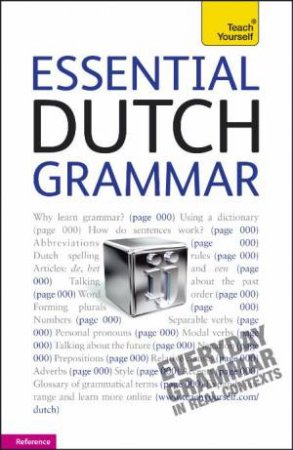 Essential Dutch Grammar: Teach Yourself by Gerdi; Strik, Denn Quist