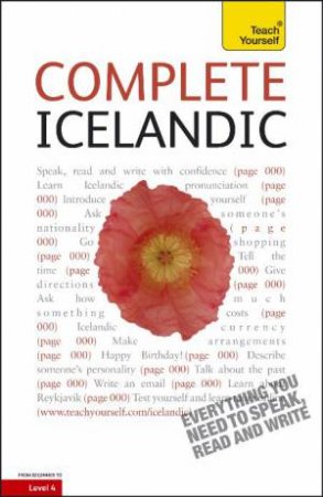 Complete Icelandic: Teach Yourself by Hildur Jonsottir