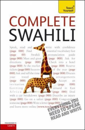 Complete Swahili Audio Support: Teach Yourself by Joan Russell