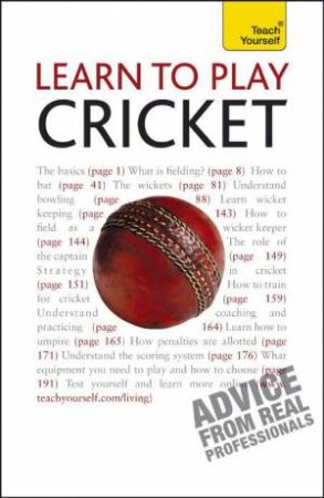 Learn To Play Cricket: Teach Yourself by Mark Butcher