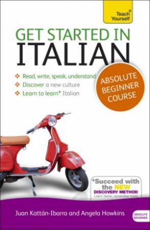 Get Started In Beginner's Italian Book/CD Pack: Teach Yourself (New Edition) by Vittoria Bowles