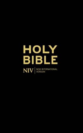NIV Thinline Black Hardback Bible by NIV