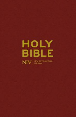 NIV Popular Burgundy HB Bible by NIV