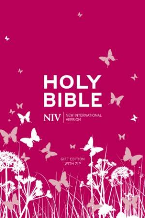 NIV Pocket Pink Soft-tone Bible with Zip by NIV