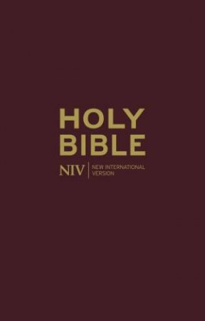 NIV Deluxe Burgundy Leather Bible by Various 