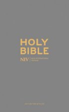 NIV Pocket Charcoal Softtone Bible with Zip