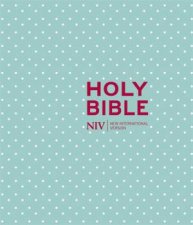 NIV Journalling Mint Polka Dot Cloth Bible
