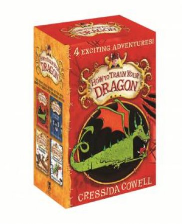 How To Train Your Dragon Books 1-4 by Cressida Cowell