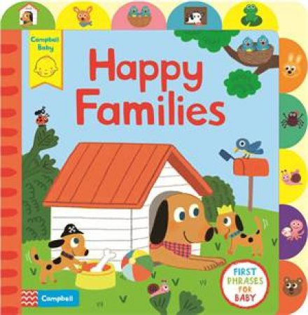 Little Tabs Happy Families by Campbell Books