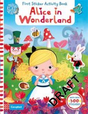 First Sticker Activity Book Alice in Wonderland