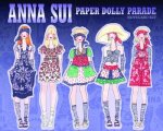 Anna Sui Paper Dolly Parade