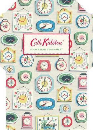 Cath Kidston Clocks Fold and Mail Stationery by Cath Kidston