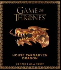 Game Of Thrones Mask And Wall Mount  House Targaryen Dragon