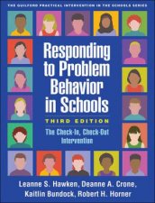 Responding To Problem Behavior In Schools Third Edition