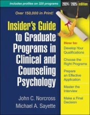 Insiders Guide to Graduate Programs in Clinical and Counseling PB