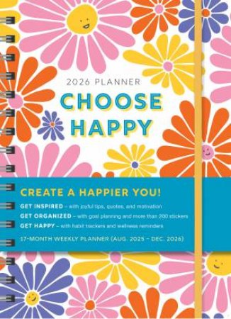 2026 Choose Happy Planner by Sourcebooks