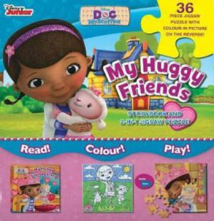 Disney Junior Doc McStuffins My Huggy Friends: Storybook And 2-In-1 Jigsaw Puzzle by Various