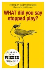 WHAT Did You Say Stopped Play