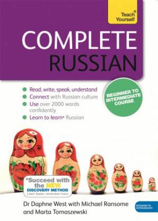 Teach Yourself: Learn Russian: Complete Russian - Book and CD by Dr Daphne West