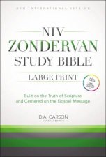 NIV Study Bible Large Print Hardback