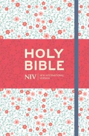 NIV Thinline Floral Cloth Bible by Various