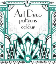 Art Deco Patterns To Colour