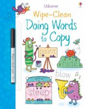 WipeClean Doing Words To Copy