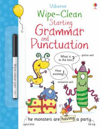 Wipe-Clean Starting Grammar And Punctuation by Jane Bingham & Gareth Williams