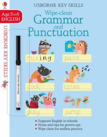 Wipe Clean Grammar And Punctuation 5-6 by Jessica Greenwell & Maddie Frost
