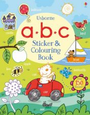 ABC Sticker And Colouring Book