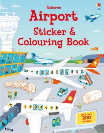 Airport Sticker And Colouring Book by Simon Tudhope & Wesley Robins