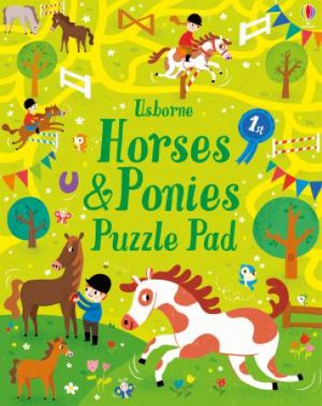 Horses And Ponies Puzzles Pad by Simon Tudhope