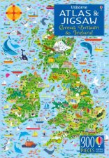 Usborne Atlas And Jigsaw Britain And Ireland