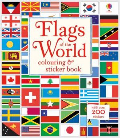 Flags Of The World Colouring & Sticker Book by Susan Meredith & Ian McNee